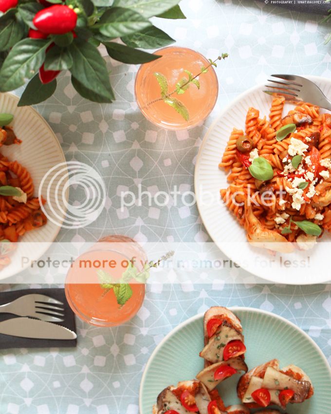 Cooking Queen Dinner | One Pot Pasta, Crostini & Süße Tartelettes | whatinaloves.com