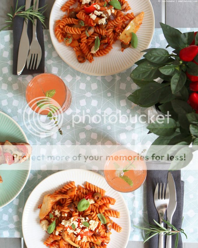 Cooking Queen Dinner | One Pot Pasta, Crostini & Süße Tartelettes | whatinaloves.com