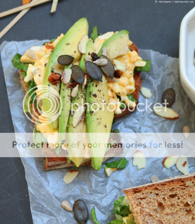 Lieblingsstulle: majofreier Eiersalat auf dem Brot | whatinaloves.com