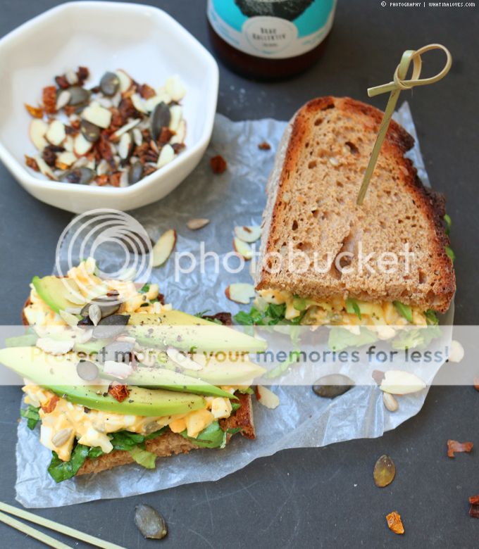 Lieblingsstulle: majofreier Eiersalat auf dem Brot | whatinaloves.com