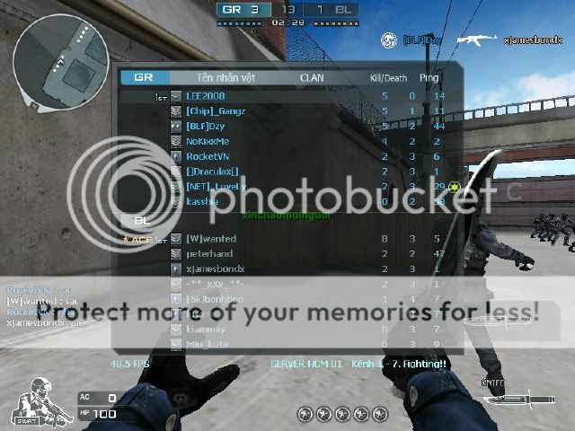 Ai có chơi CF vào đây 8 vui cho bớt nhớ