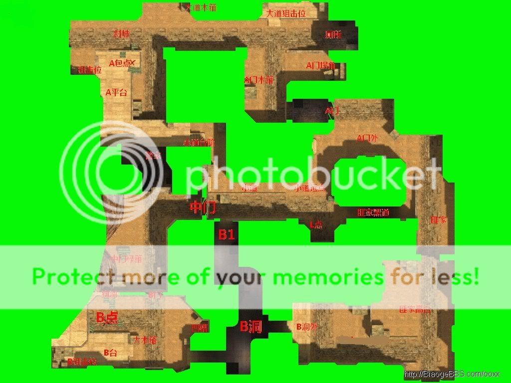 de_dust2,de_inferno,de_nuke,de_train地图位置名称